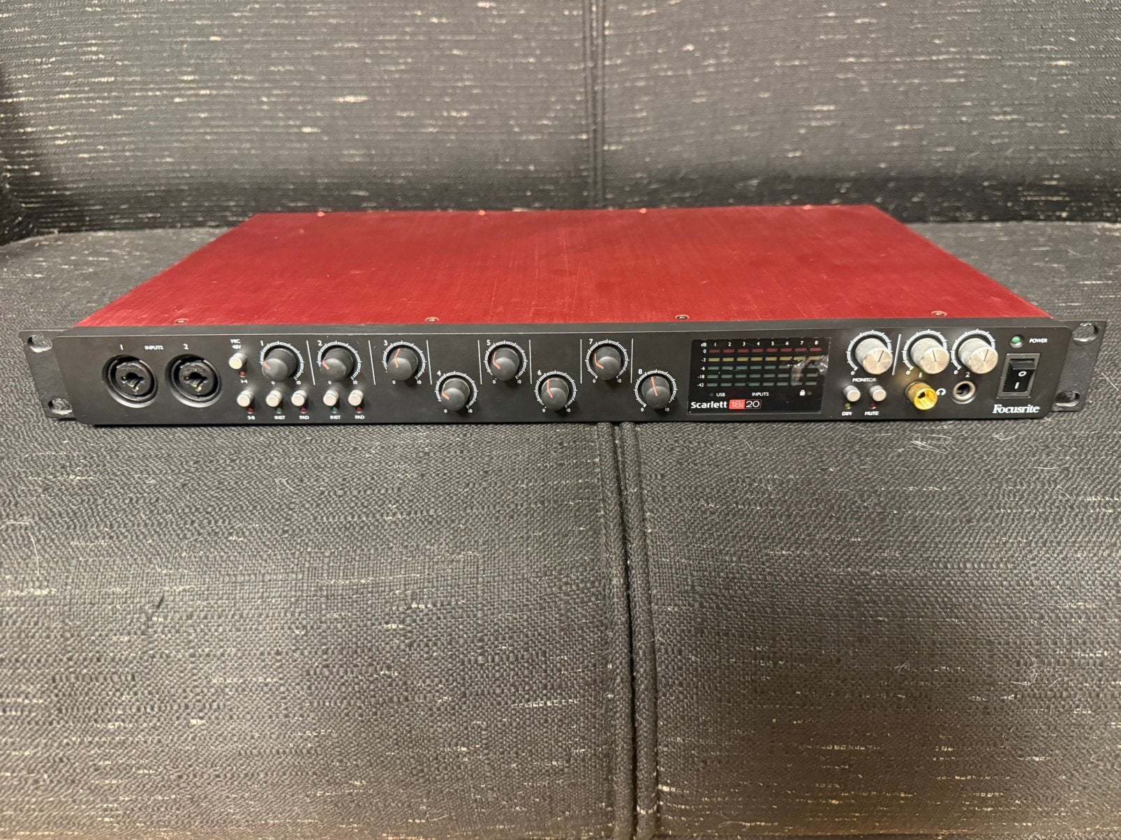 Focusrite Scarlett 18i20 2nd Generation USB Audio Interface, Ophalen of Verzenden, Zo goed als nieuw