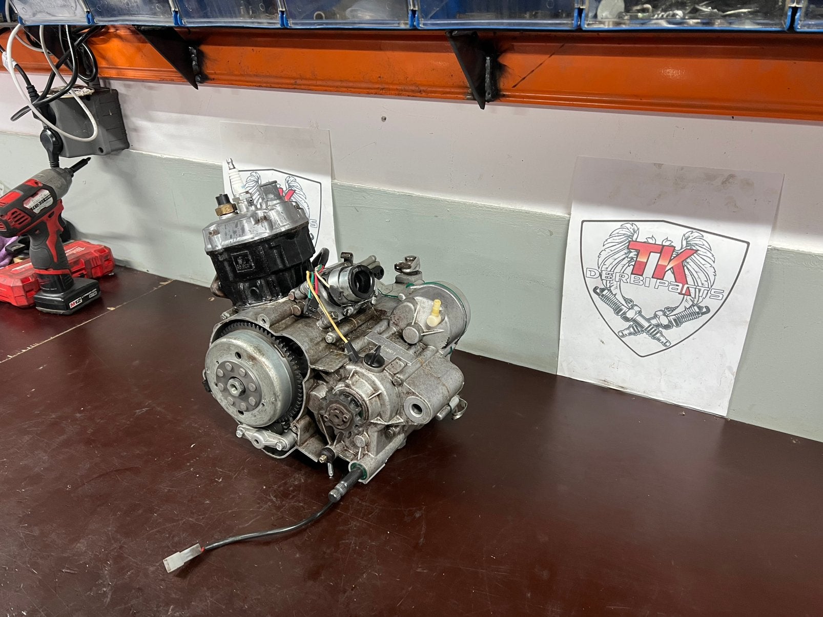 Derbi/aprilia gpr blok D50B1, Gebruikt, Blok, Derbi/aprilia, Ophalen of Verzenden