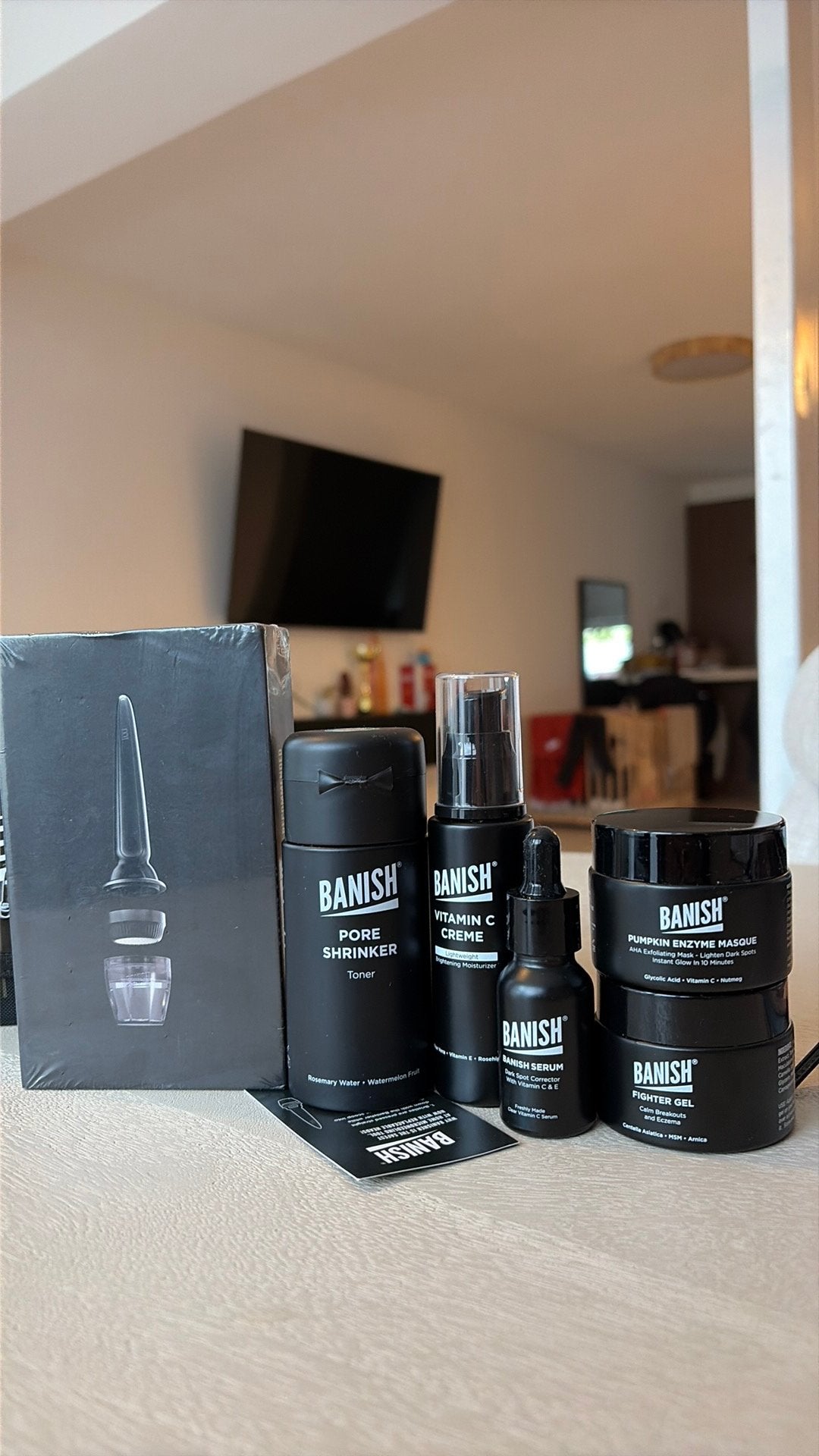 Banish starter kit 3.0, Ophalen of Verzenden, Zo goed als nieuw, Gehele gezicht