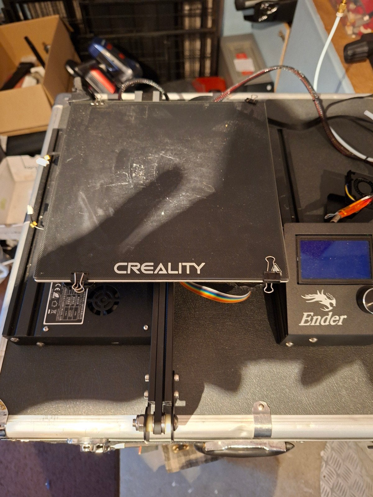 Creality Ender 3 3D-printer met filament en accessoires, Computers en Software, 3D Printers, Ophalen, Gebruikt, Filament, Creality