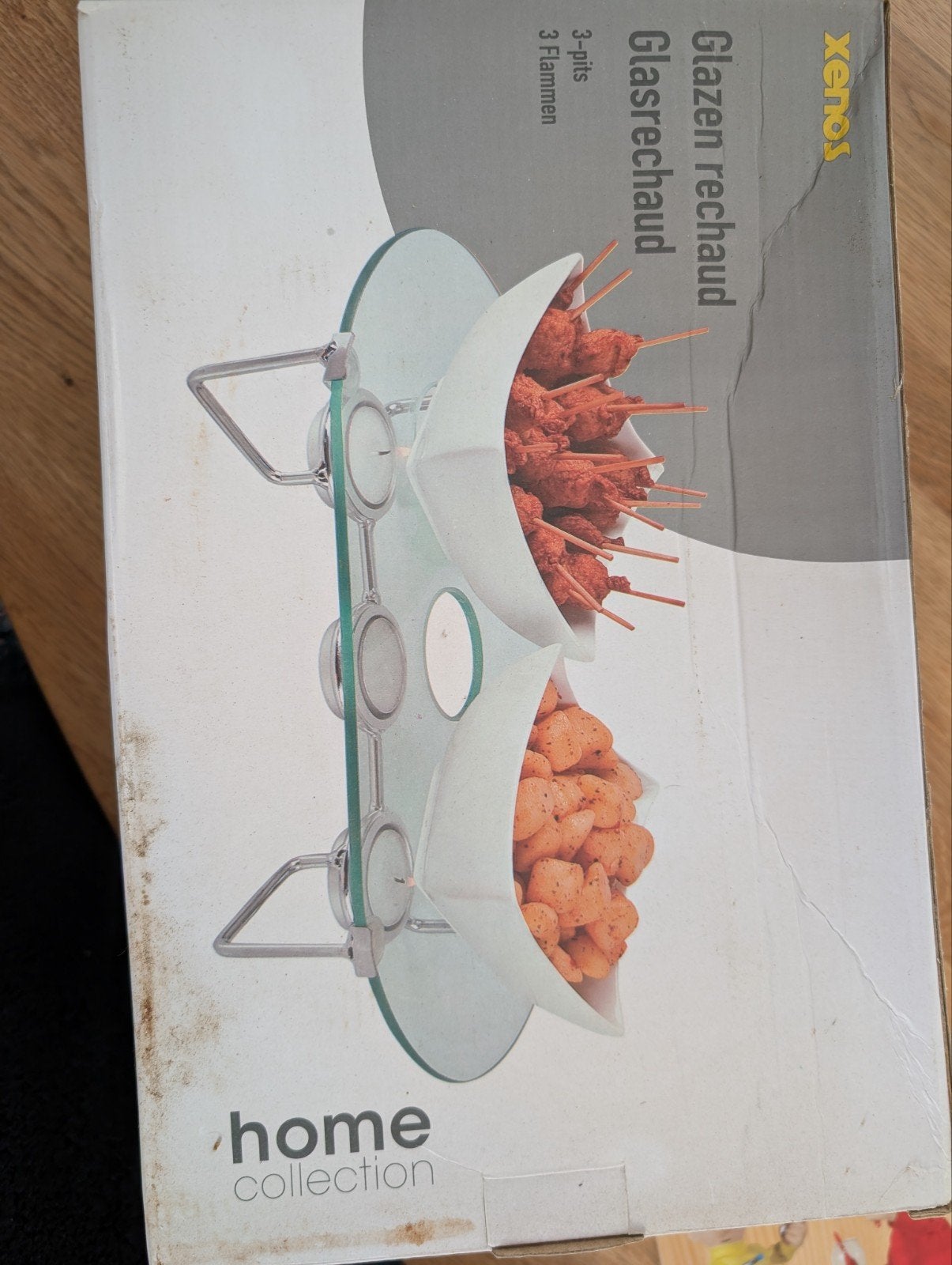 Glazen rechaud, Ophalen, Zo goed als nieuw