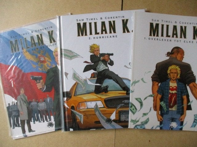 w0211 milan k. 1 t/m 3, Meerdere stripboeken, Ophalen, Gelezen