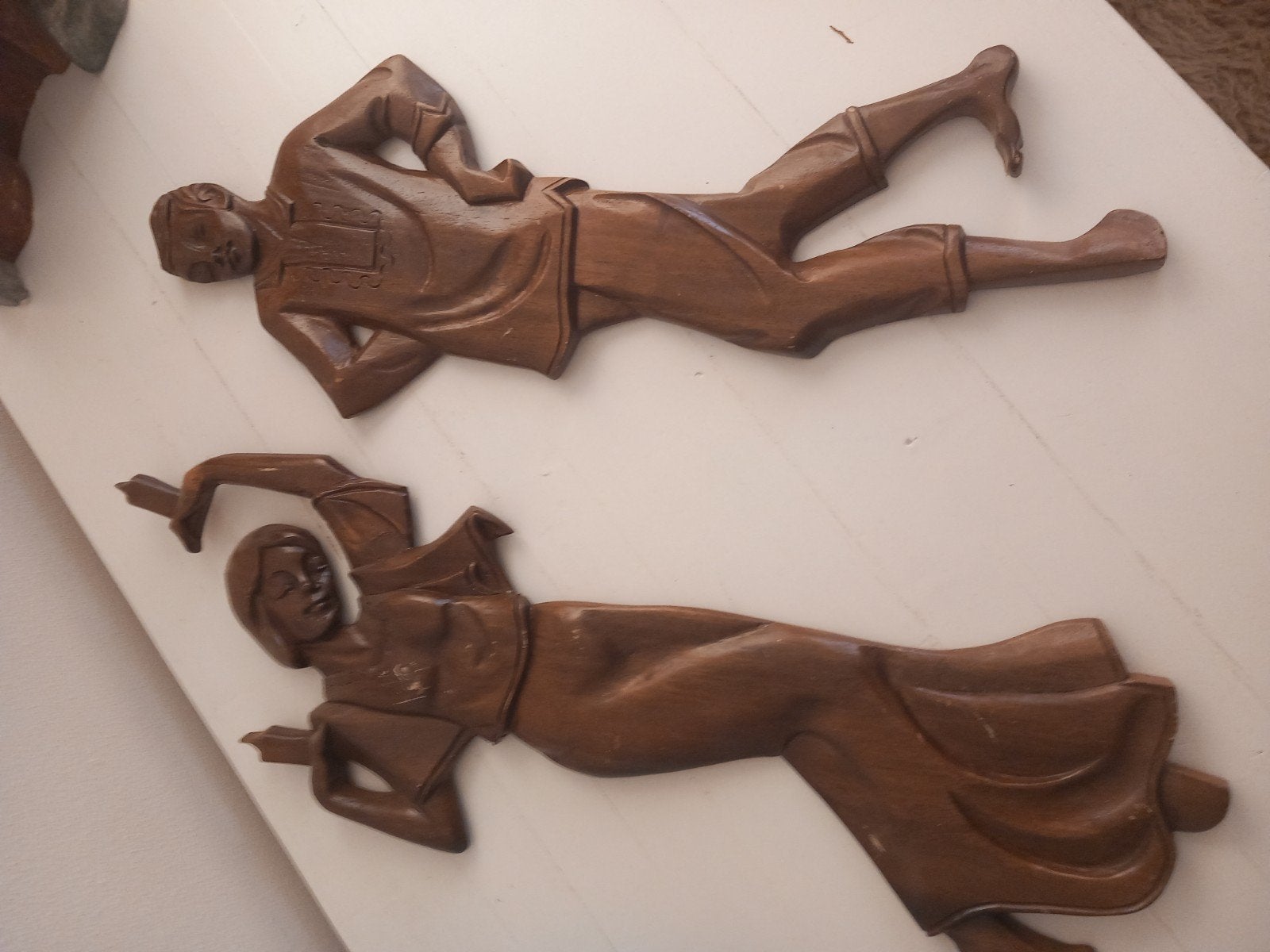 Houten wanddecoratie uit kasteel van Boxmeer - 60 cm, Ophalen of Verzenden