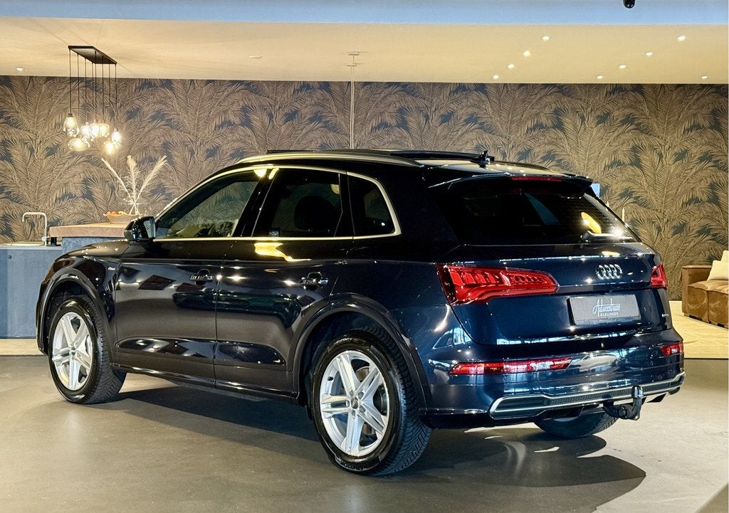 Audi Q5 2.0 TFSI Quattro I RS Zetels I Pano I S-Line, Auto's, Audi, Gebruikt, Euro 6, 4 cilinders, Blauw
