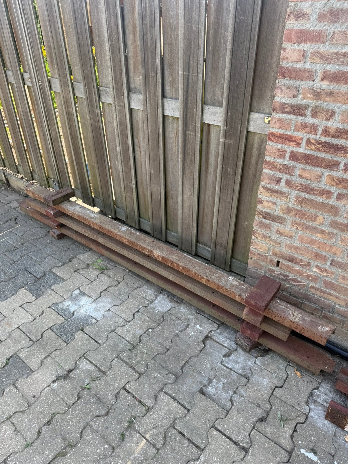Stalen profielen / liggers – 3 stuks, Ophalen, Zo goed als nieuw, 250 cm of meer, Balken