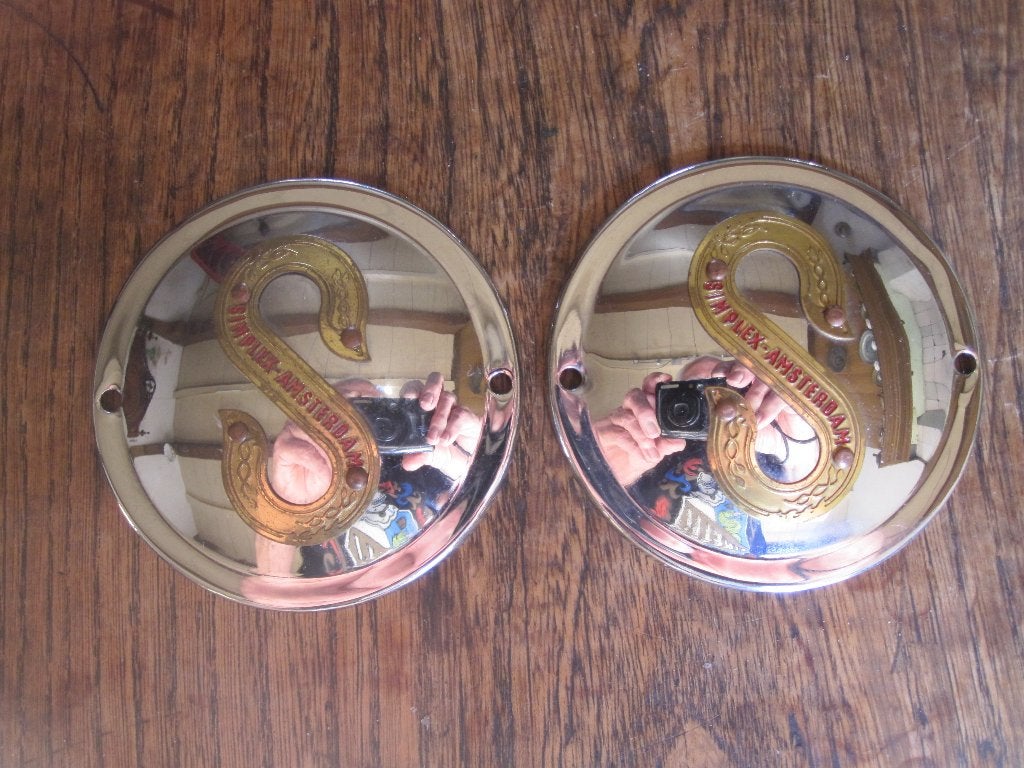 2 TANK EMBLEMEN SIMPLEX     NEW OLD STOCK, Ophalen