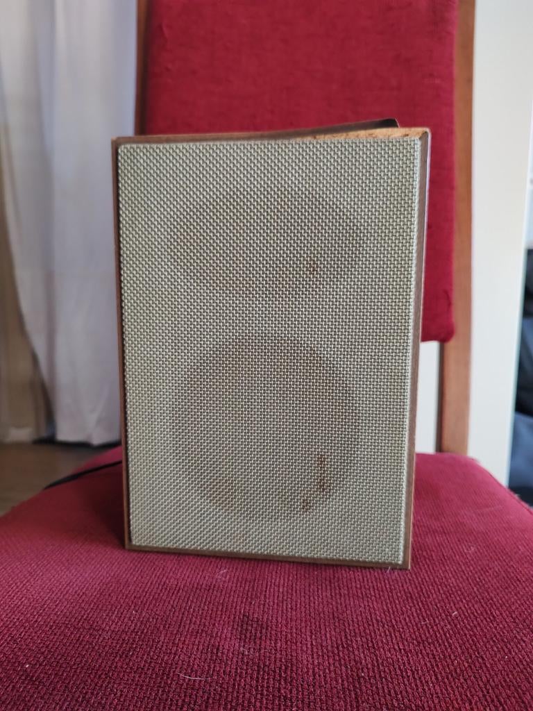Telefunken HIFI-Box L 5000 Vintage Speaker gratis, Gebruikt, Minder dan 60 watt, Front, Rear of Stereo speakers, Ophalen