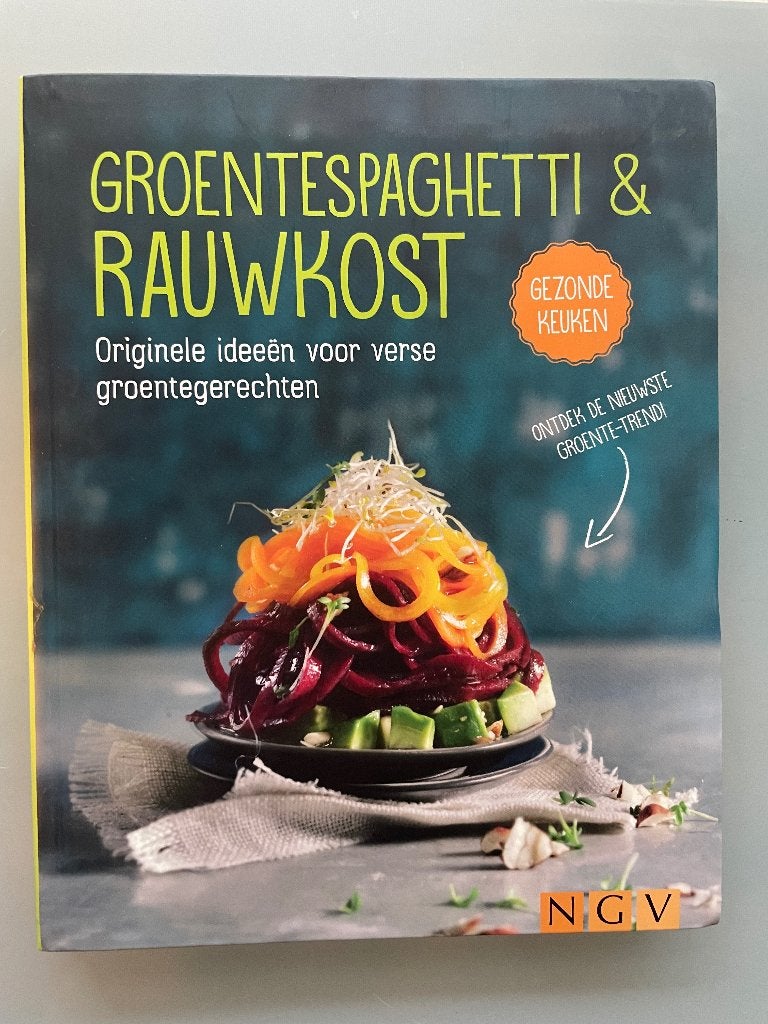 Kookboek: "groentespaghetti & rauwkost", Boeken, Onbekend, Nieuw, Ophalen of Verzenden, Gezond koken