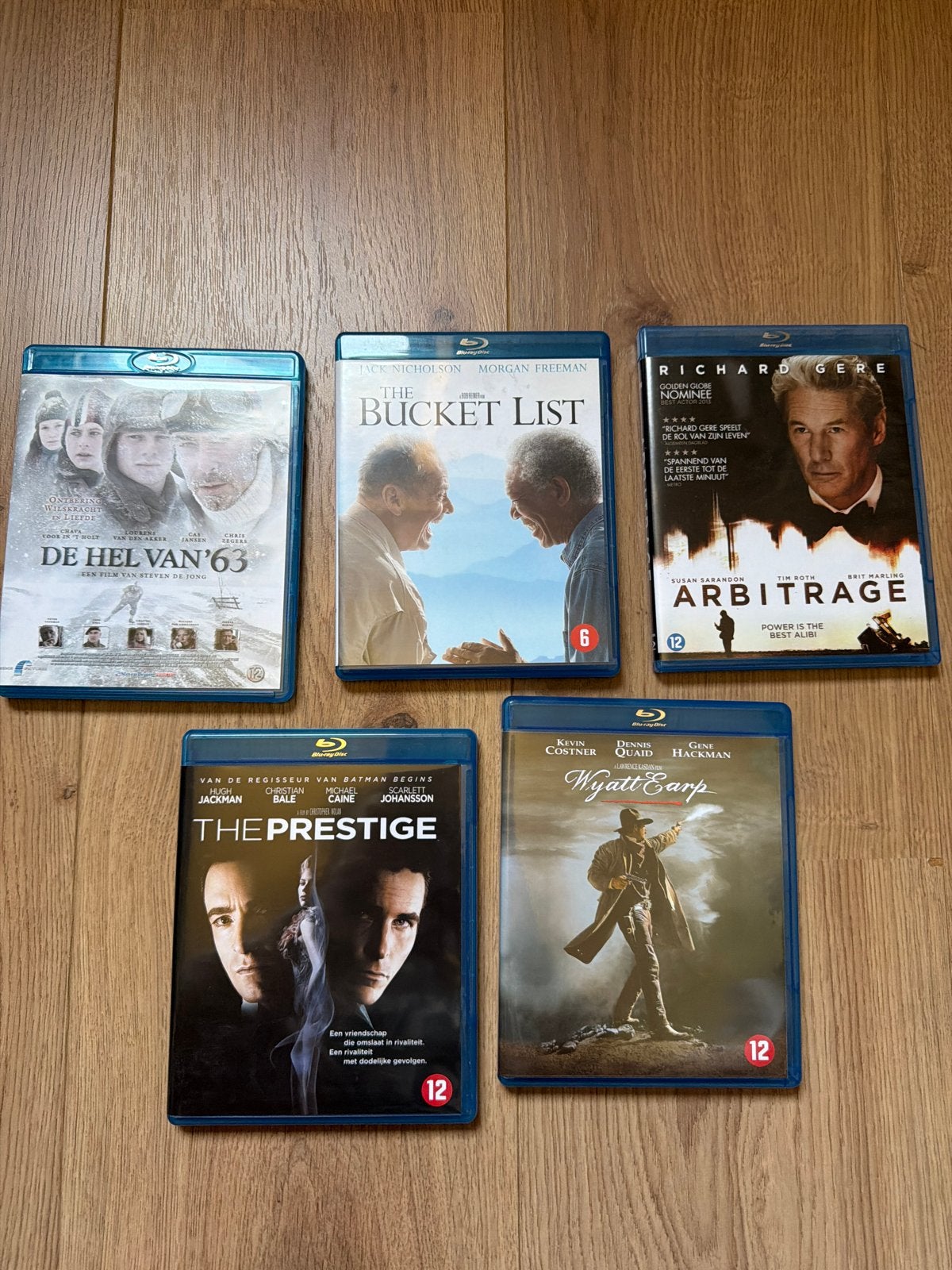Blu-ray filmcollectie: De Hel van '63, The Bucket List, Arbi, Gebruikt, Nederlands, Overige genres, Blu-ray