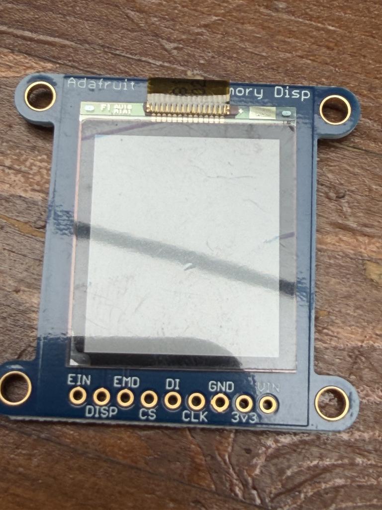 Adafruit sharp memory display (2 stuks), Ophalen, Zo goed als nieuw