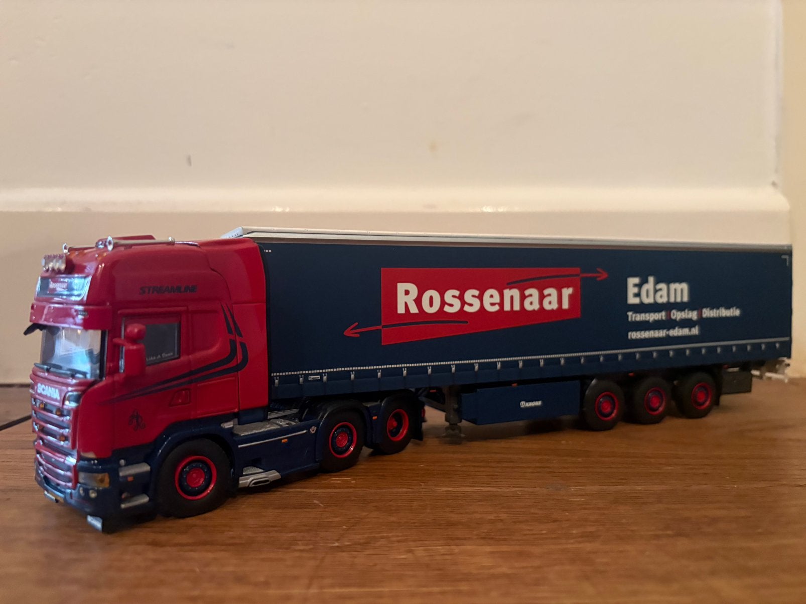 Wsi scania Rossenaar edam, Hobby en Vrije tijd, Modelauto's | 1:50, Ophalen, Nieuw, Bus of Vrachtwagen, Wsi