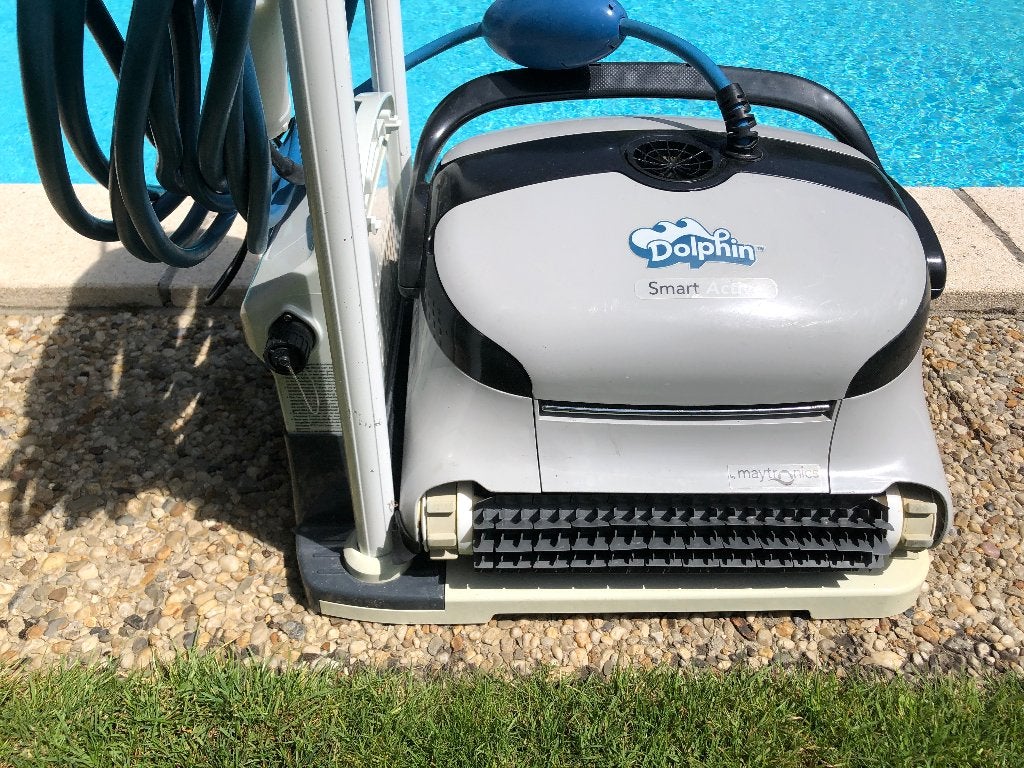 Zwembadrobot dolphin, Ophalen, Zo goed als nieuw