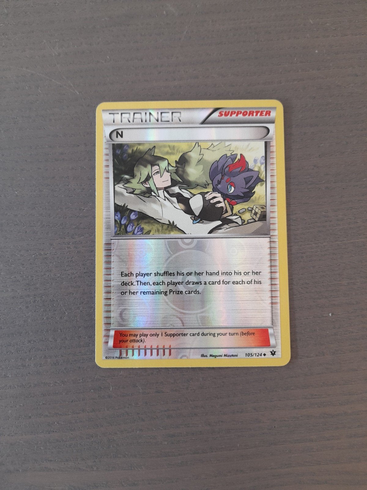 Fates collide 105/124 N reverse, Ophalen of Verzenden, Gebruikt, Losse kaart, Foil