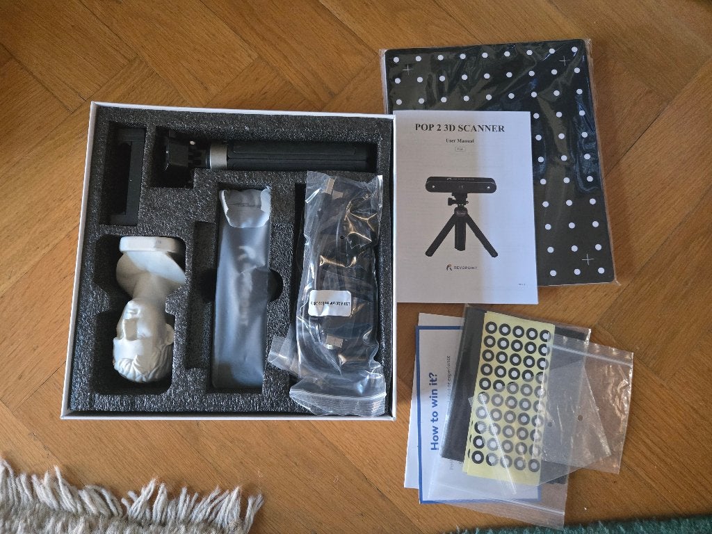 Revopoint POP 2 Handheld 3D Scanner, Ophalen of Verzenden, Zo goed als nieuw