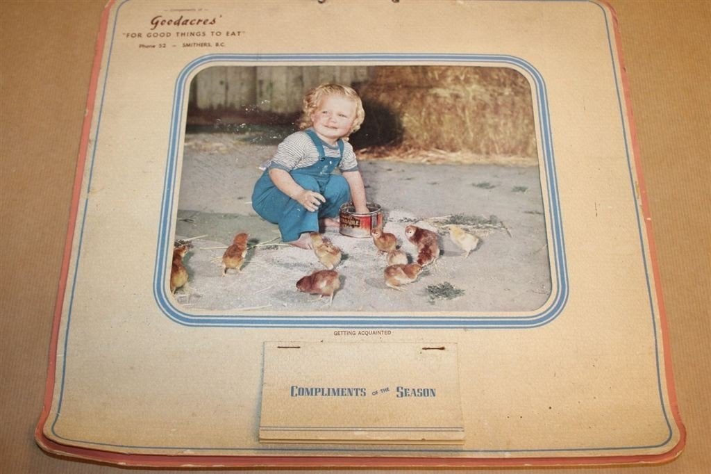 Zeldzame kalender - Goodacres - 1953 !!, Ophalen of Verzenden, Gebruikt, Overige typen