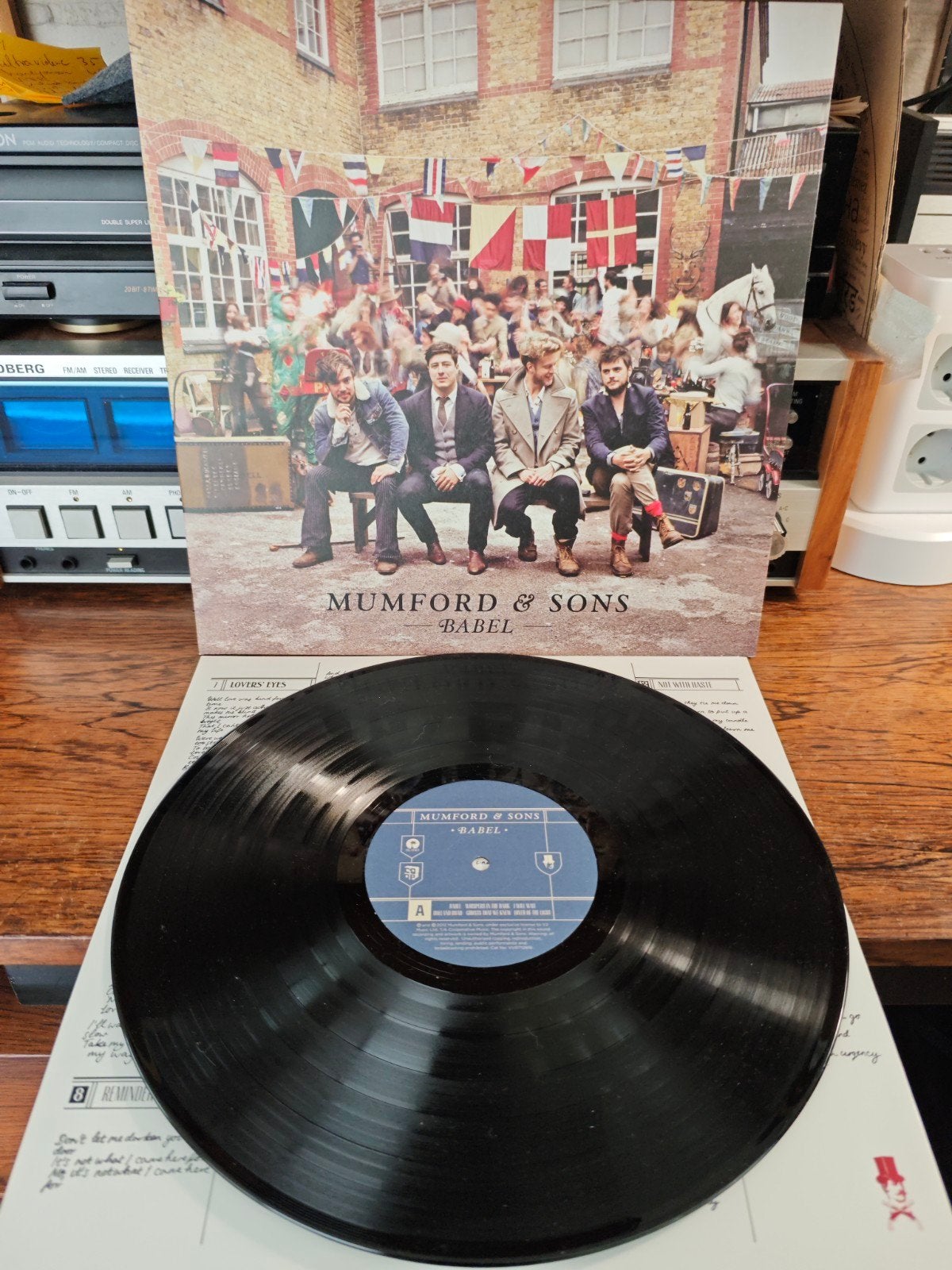 Mumford & Sons - Babel LP (2012) - Zo goed als nieuw, Inclusief binnenhoes, Ophalen of Verzenden, Zo goed als nieuw, 12 inch