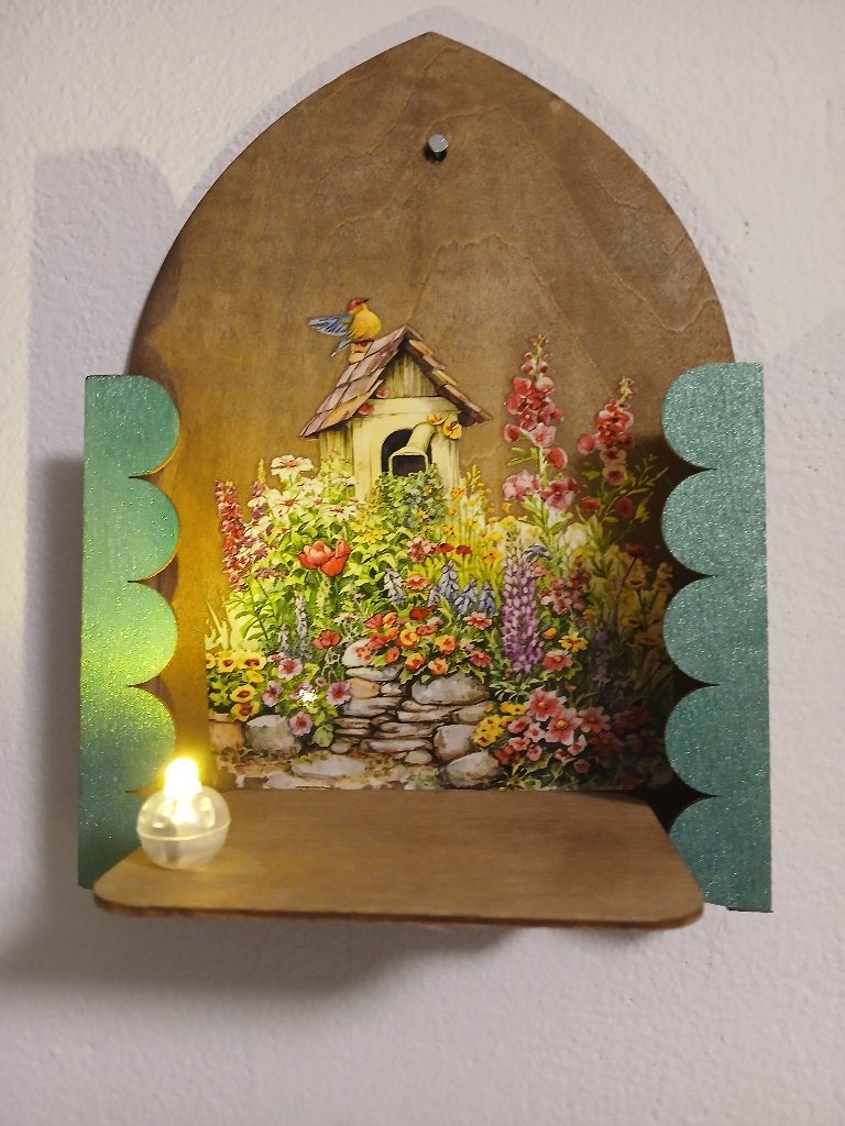 huis altaar, Hout, Meerkleurig, Overige stijlen, Nieuw
