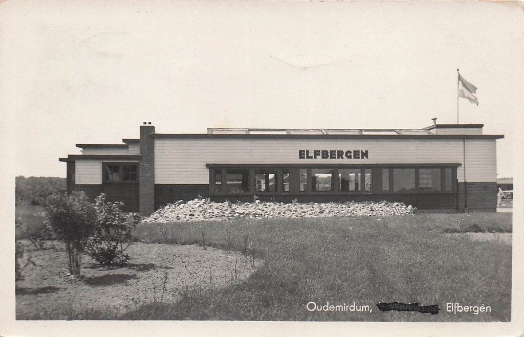703-398-033 Oudemirdum Elfbergen, Verzamelen, Ansichtkaarten | Nederland, Verzenden, Voor 1920, Friesland