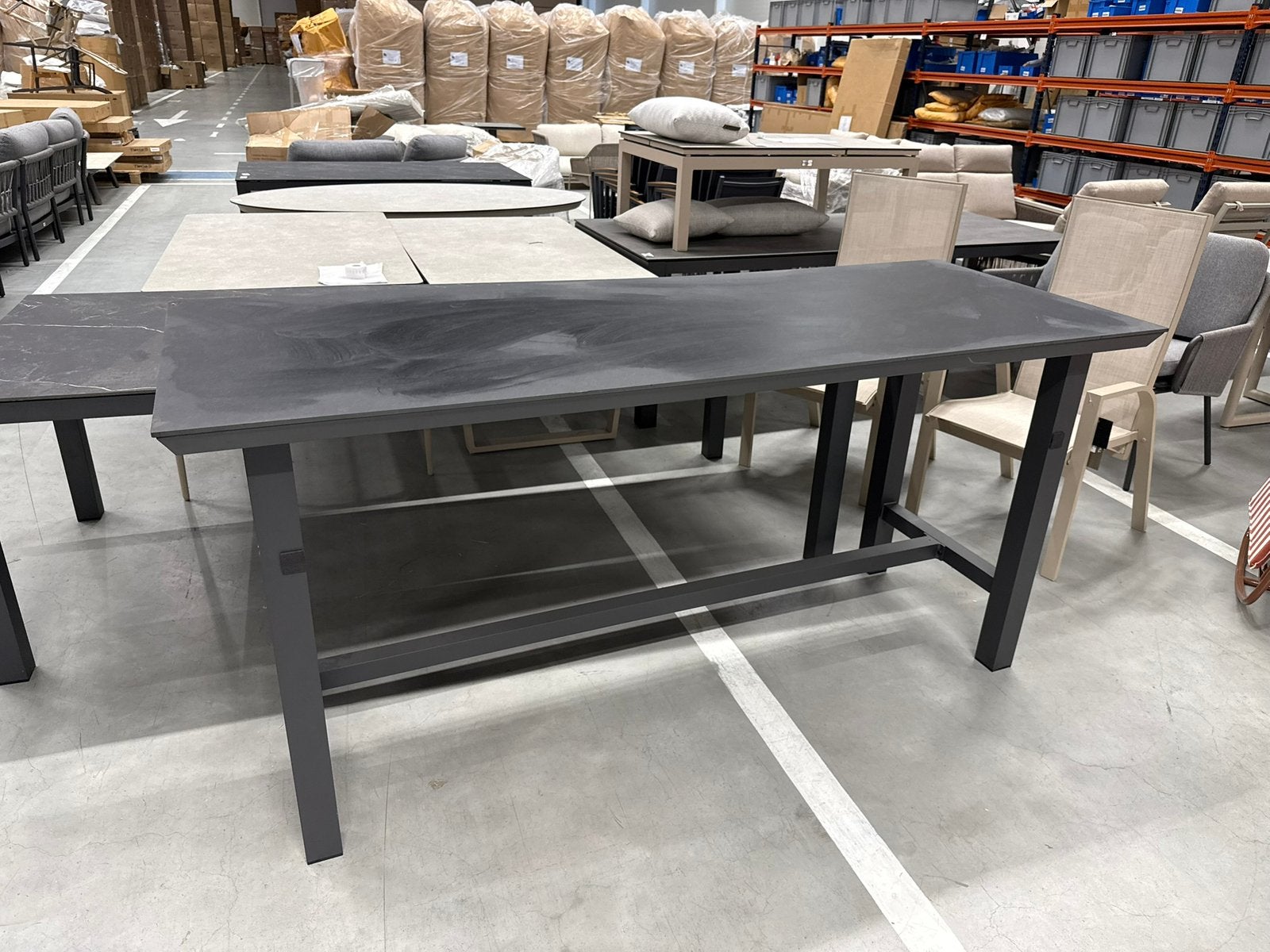 Bartafel Trespa Graphite 210cm Tierra Outdoor, Tuin en Terras, Ophalen of Verzenden, Zo goed als nieuw
