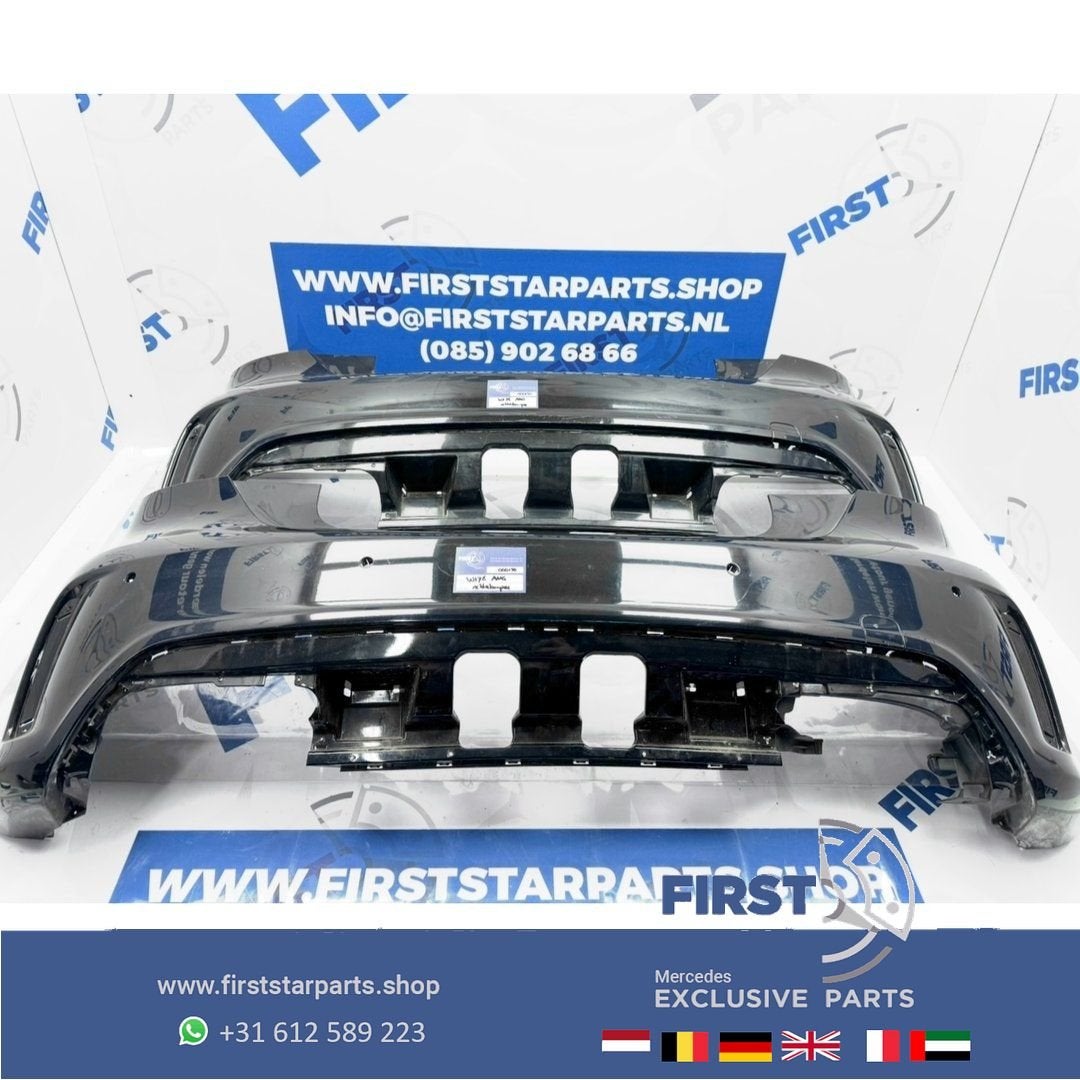 W176 BUMPER Facelift AMG Voorbumper 2013-2019 ROOD WIT ZWART, Gebruikt, -, Ophalen of Verzenden, Achter