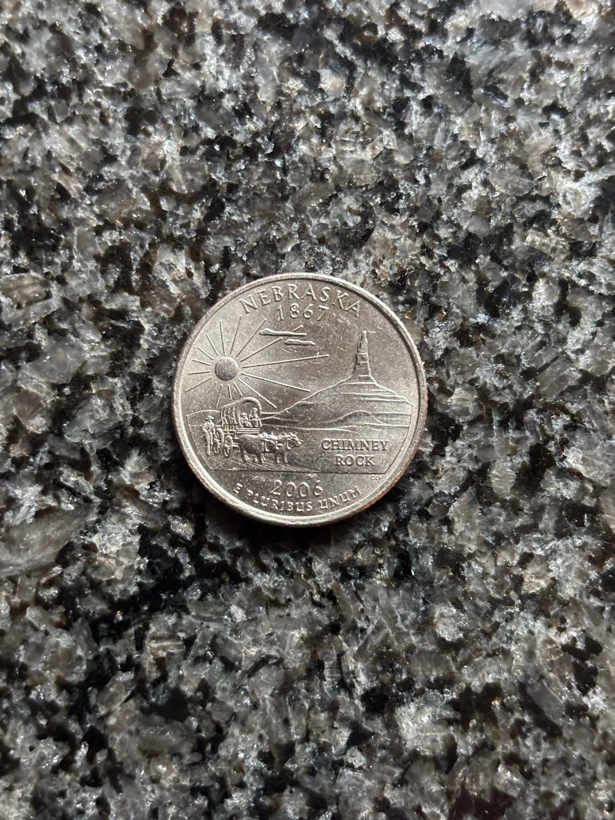 Amerikaanse Quarter Dollar - Nebraska 2006, Verzenden, Noord-Amerika, Losse munt