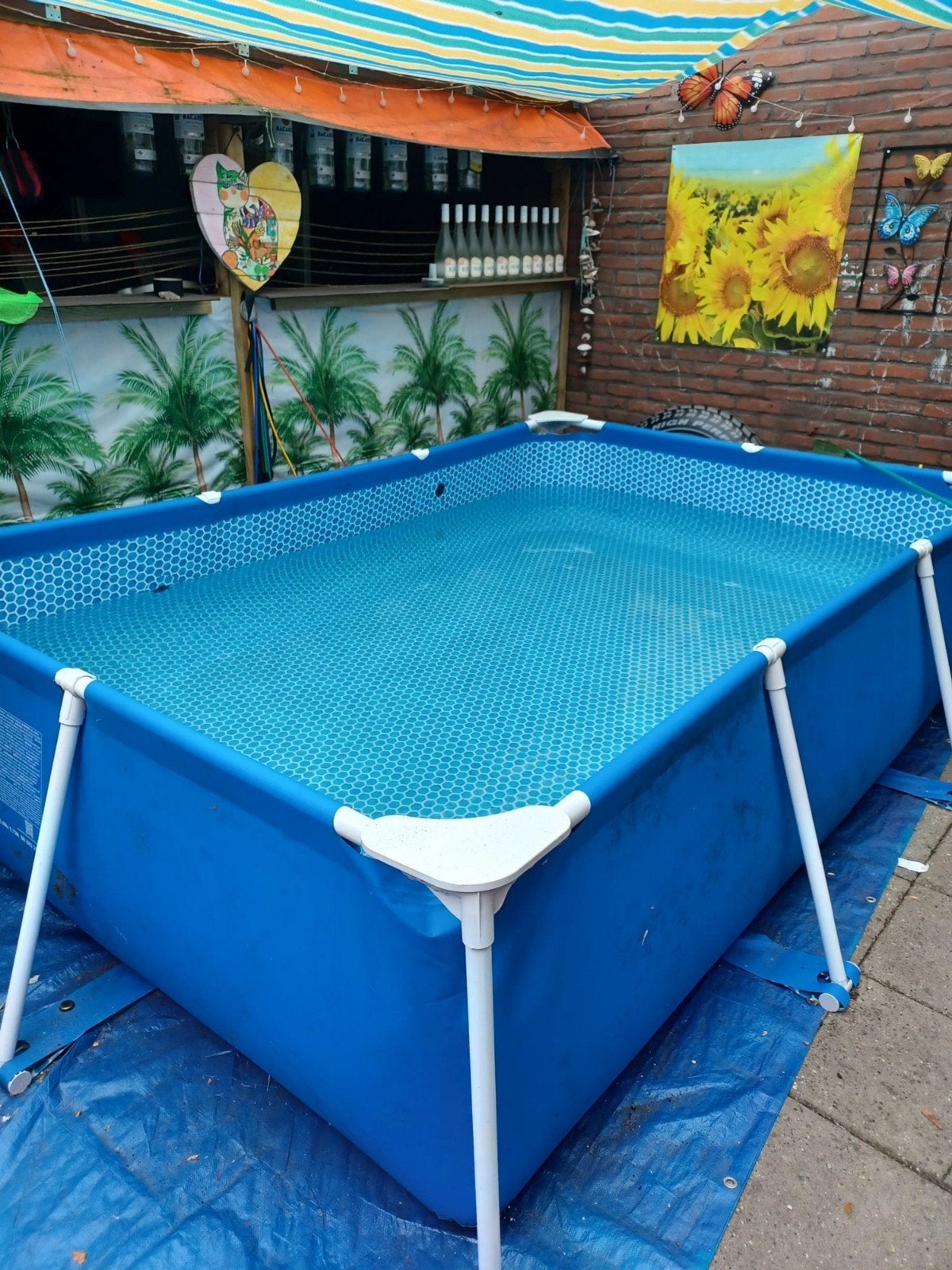 Intex Rectangular Frame Pool 300x200x75 cm, Tuin en Terras, Zwembaden, Gebruikt, Opzetzwembad, Minder dan 80 cm, 200 tot 400 cm