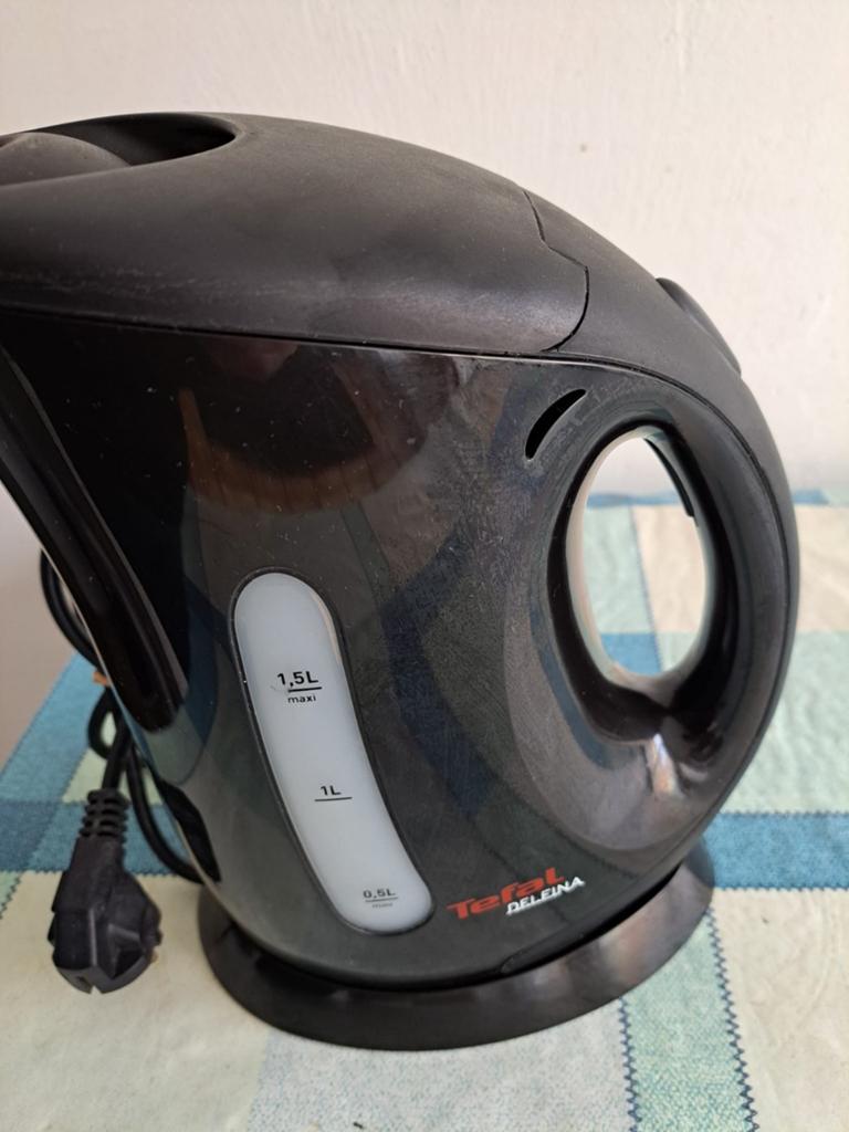 Tefal delfina waterkoker, 1 tot 2 liter, Ophalen of Verzenden, Zo goed als nieuw