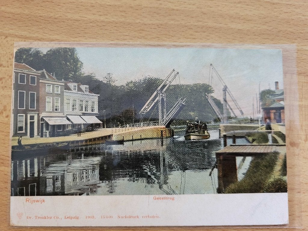ansicht RIJSWIJK Geestbrug, Verzamelen, Ophalen of Verzenden, Voor 1920, Zuid-Holland