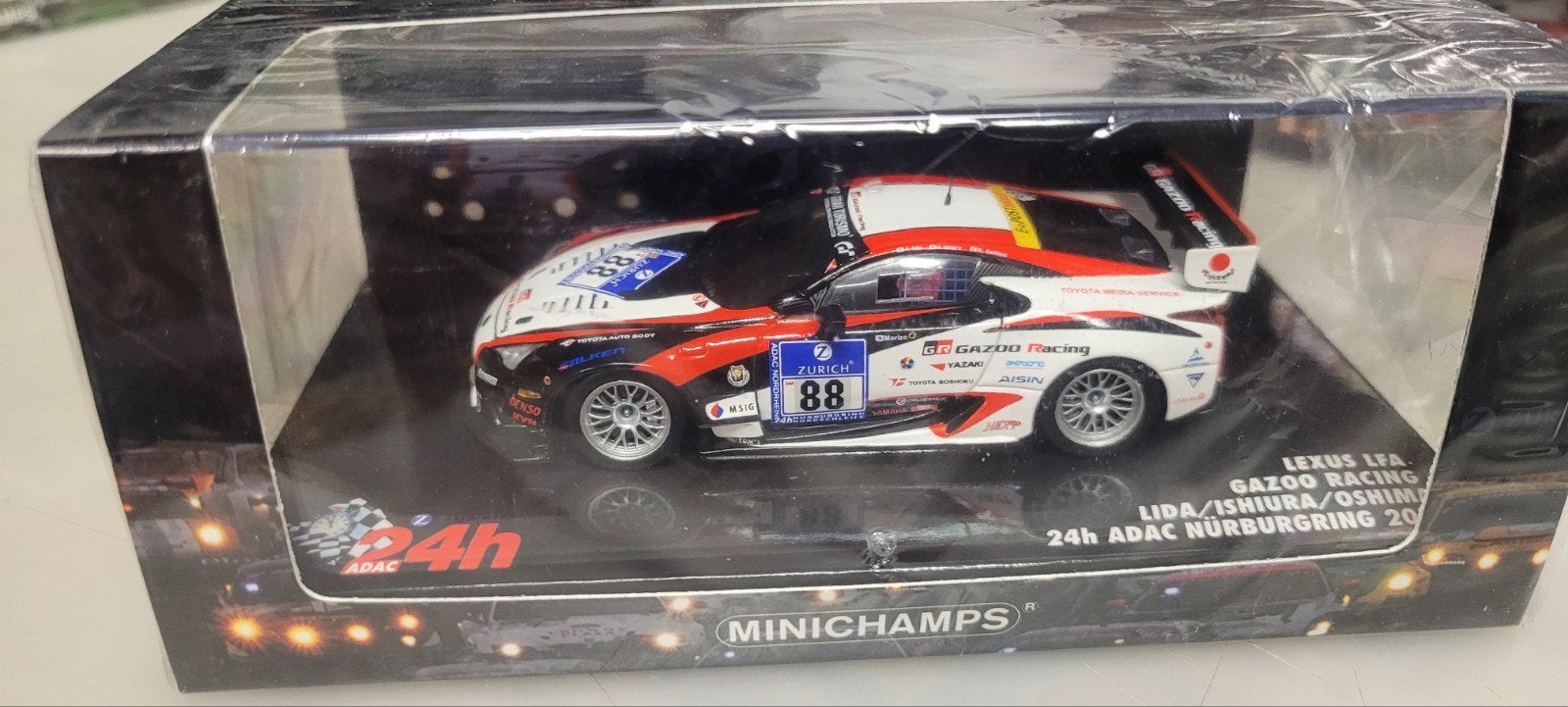 Minichamps Lexus LFA Gazoo Racing Nurburgring 2011, Ophalen of Verzenden