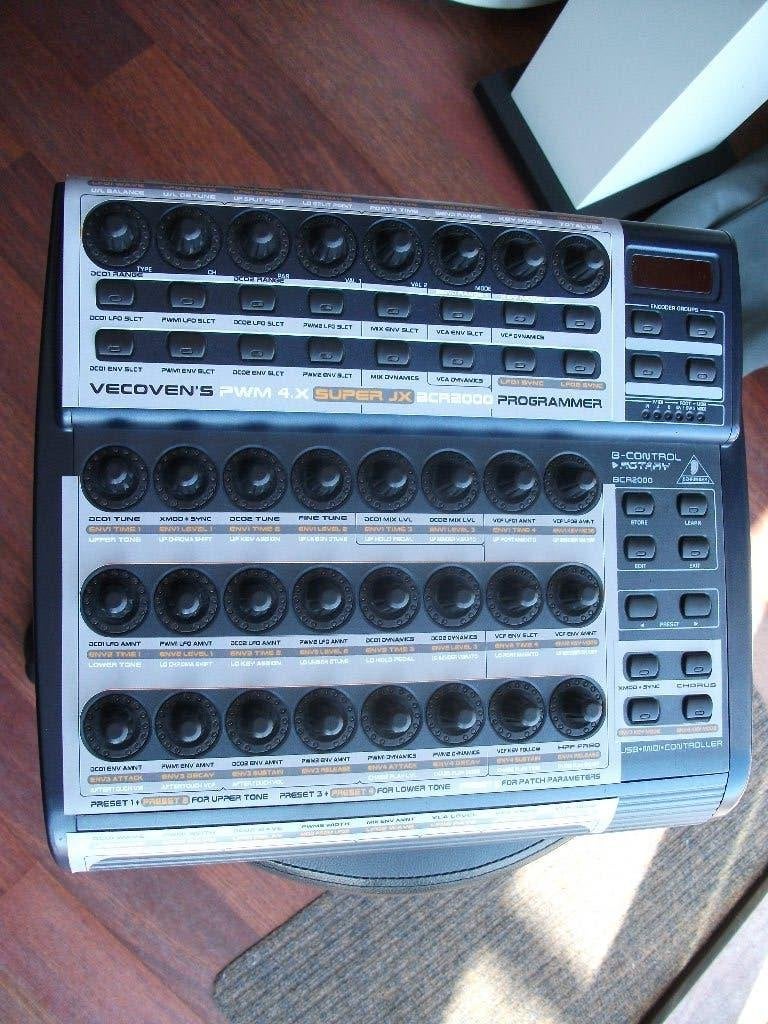BCR2000 JX-10 Vecoven, Muziek en Instrumenten, Midi-apparatuur, Ophalen of Verzenden, Gebruikt
