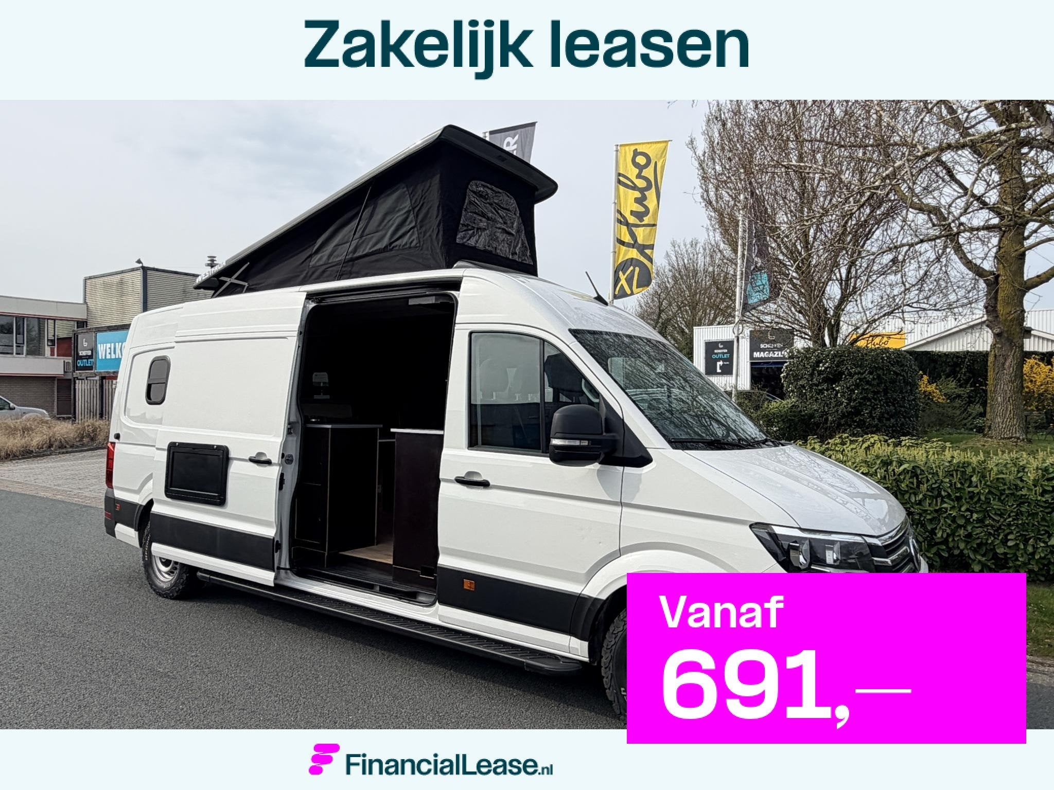 Volkswagen Crafter 2.0 TDI L4H3 Westfalia Offgrid Camper, Navigatiesysteem, Stof, Gebruikt, 4 cilinders