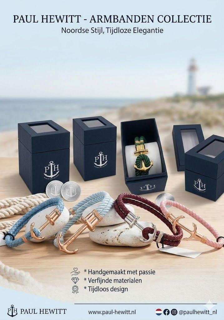 Armbanden van Paul Hewitt, Ophalen of Verzenden, Nieuw, Overige kleuren, Leer