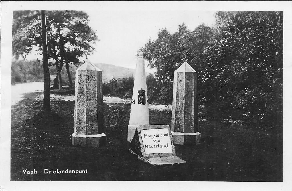 Vaals Drielandenpunt., Ophalen of Verzenden, 1940 tot 1960, Gelopen, Limburg