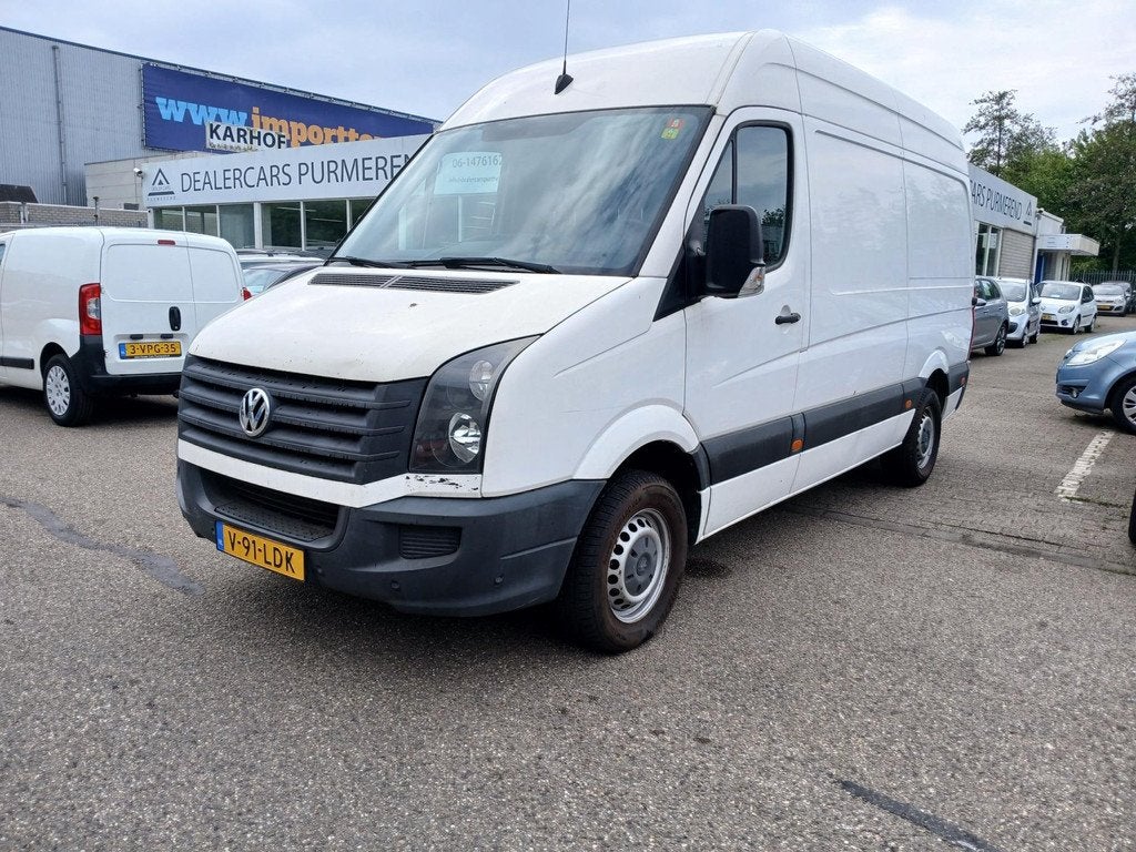 Volkswagen Crafter 28 2.0 TDI L2 H2, Auto's, Bestelauto's, Gebruikt, Zwart, 4 cilinders, Volkswagen