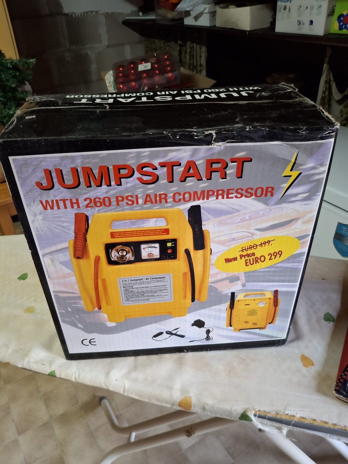 Jumpstart met 260 PSI luchtcompressor, Ophalen, Nieuw