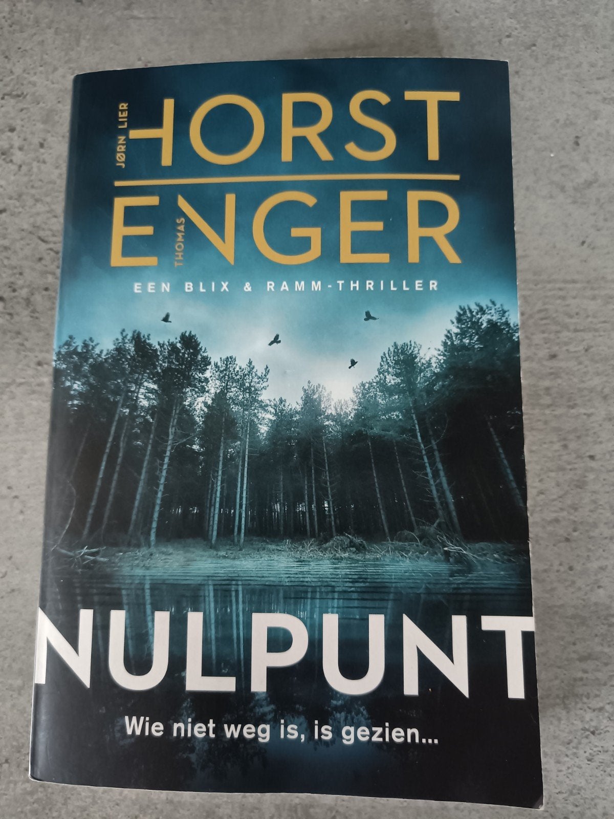 Nulpunt - Jørn Lier Horst & Thomas Enger (Blix & Ramm), Ophalen of Verzenden, Zo goed als nieuw, Jørn Lier Horst & Thomas Enger