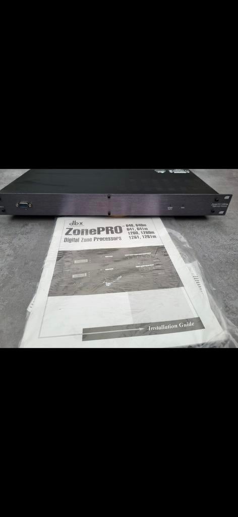 DBX ZonePRO 1261 DSP audioprocessor, Ophalen of Verzenden, Zo goed als nieuw
