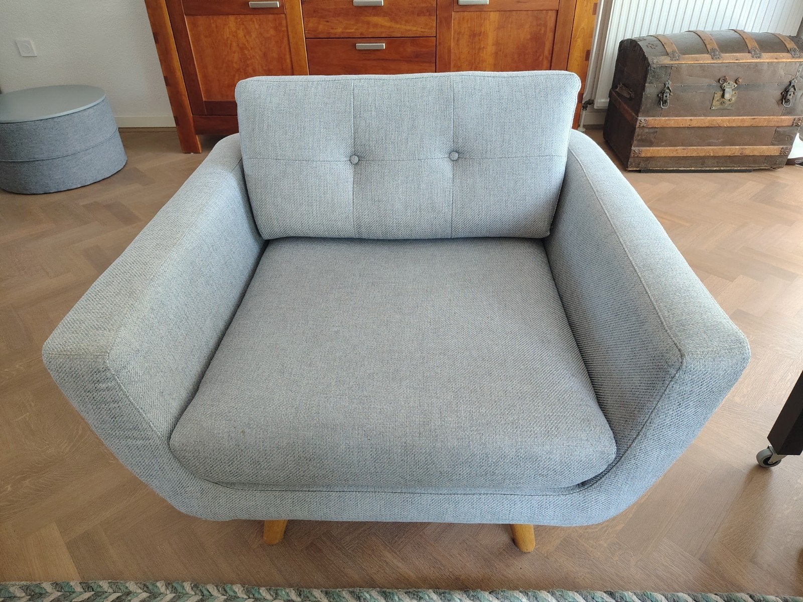 Sofa company Veta 1,5 zits, Huis en Inrichting, Ophalen, Zo goed als nieuw, 75 tot 100 cm