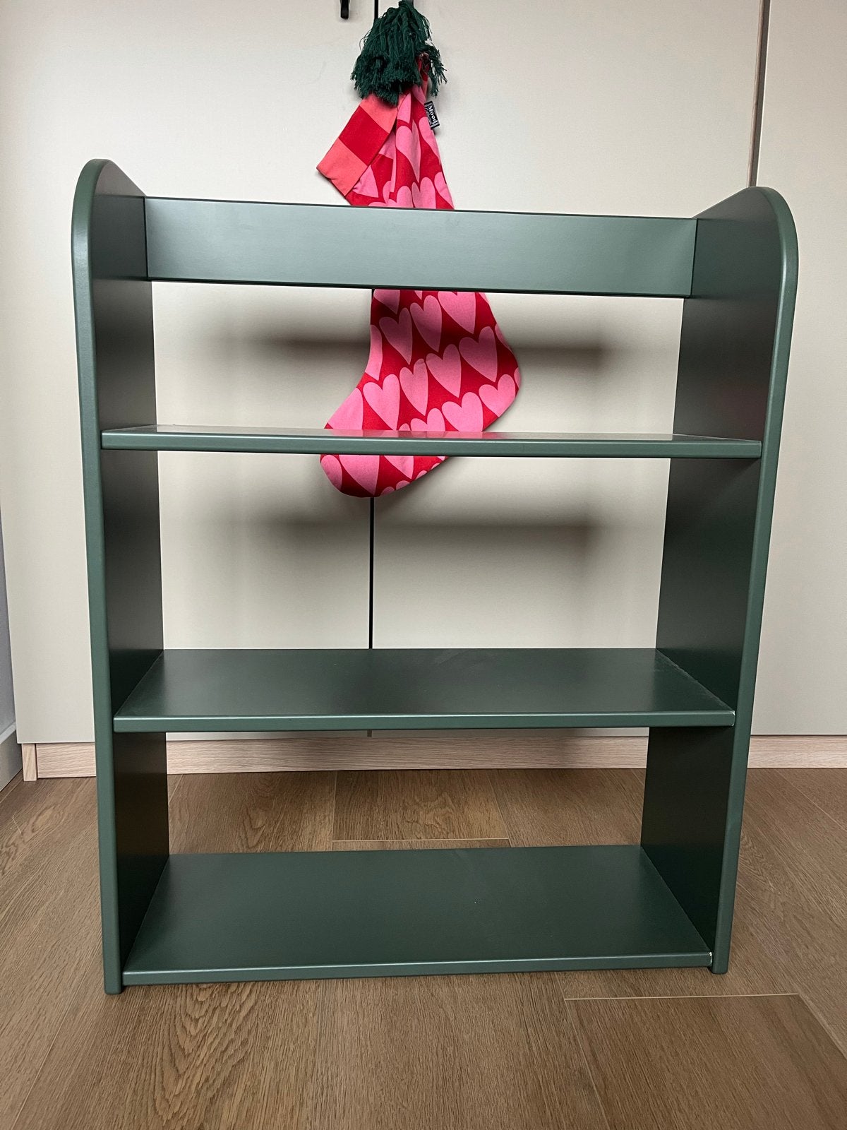 Flexa Dots Boekenkast Groen, Ophalen, Met plank(en), Gebruikt, 100 tot 150 cm