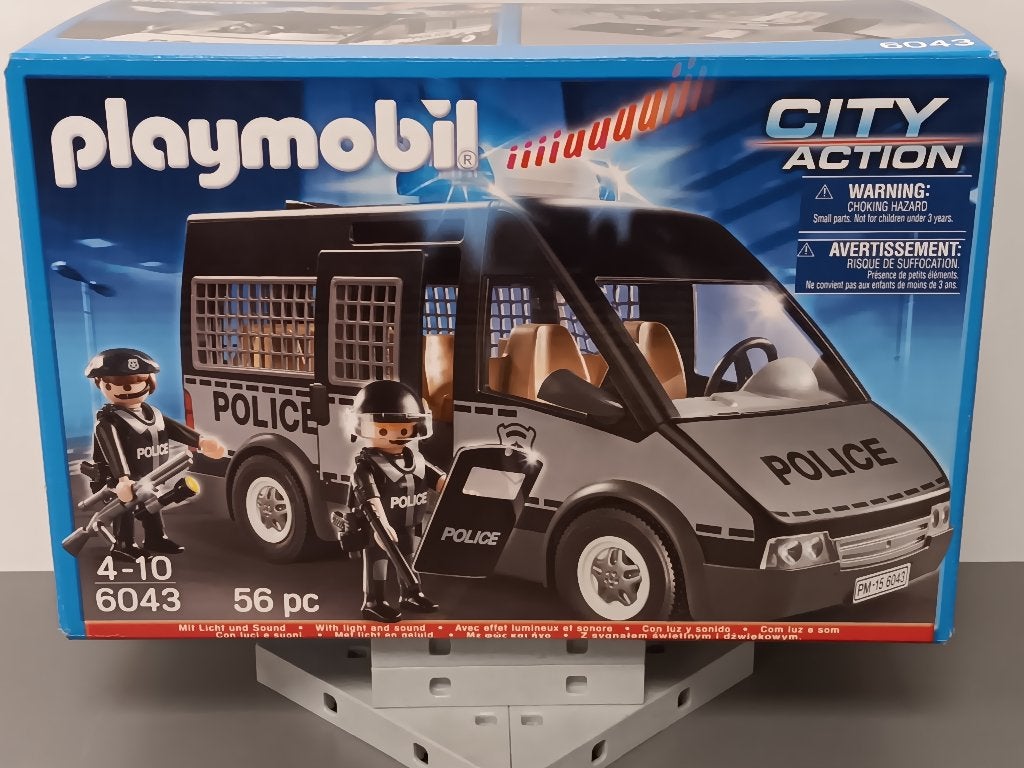 Playmobil 6043 Politie SWAT Bus [NIEUW dichte doos]  29.50, Kinderen en Baby's, Speelgoed | Playmobil, Verzenden, Nieuw, Complete set