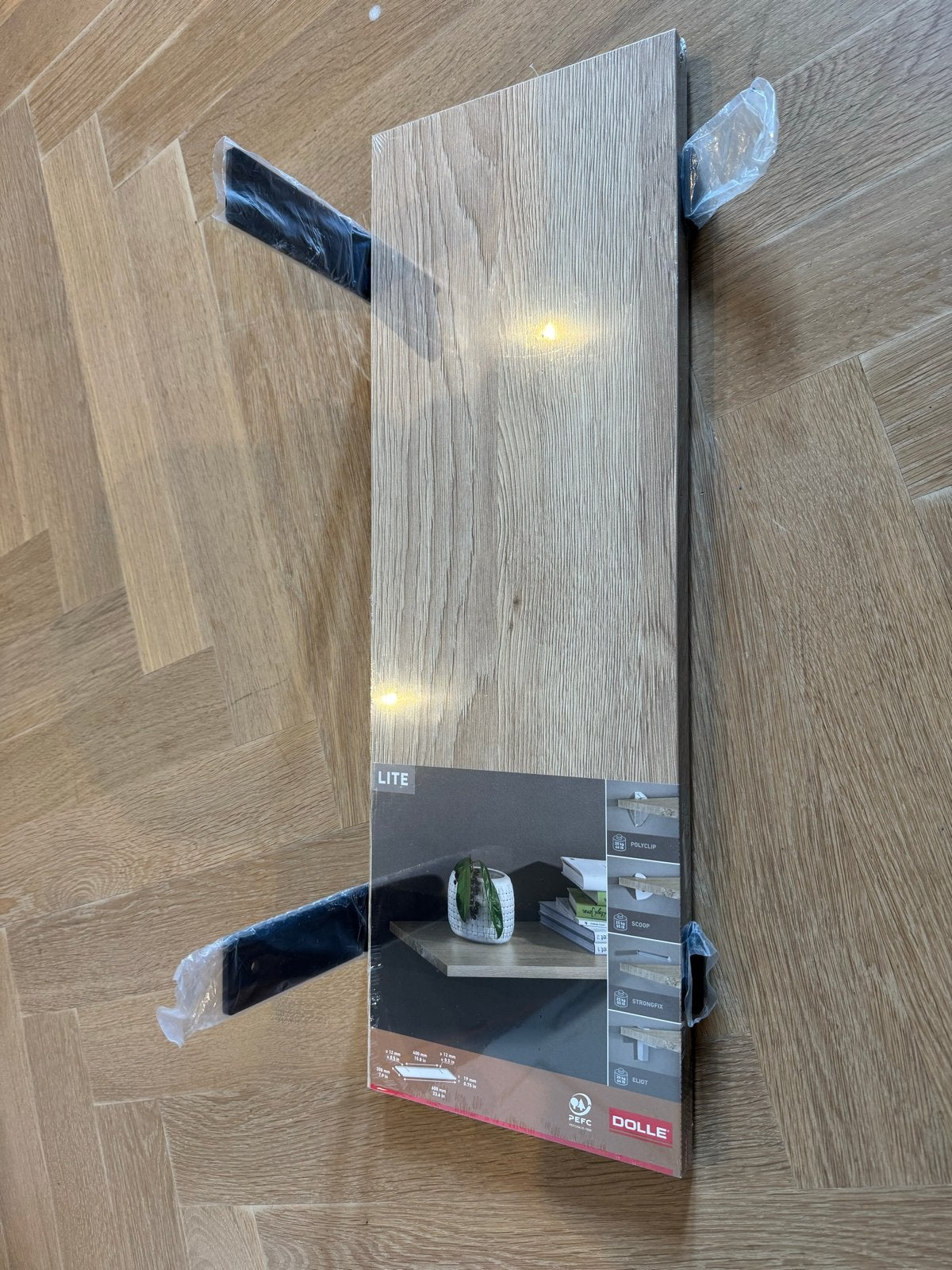 Wandplank met beugels - Nieuw in verpakking, Ophalen of Verzenden, Nieuw