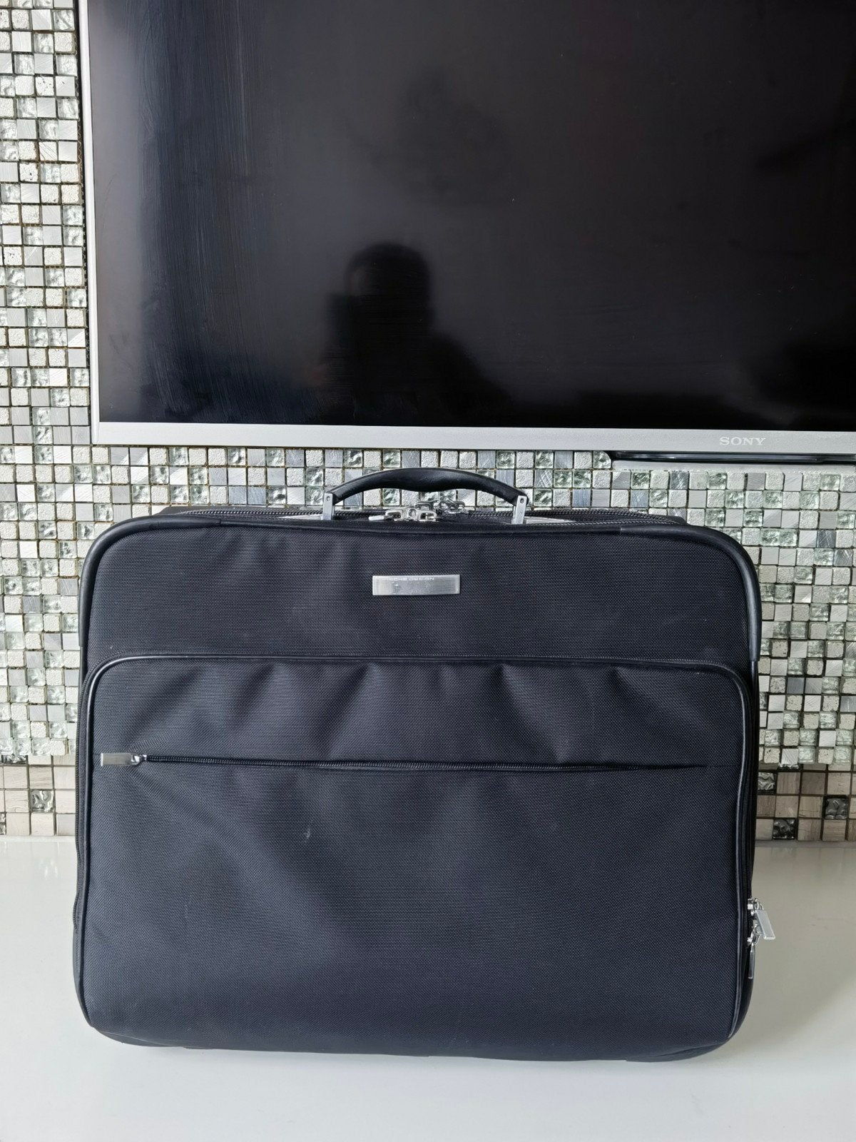 Origineel origineel porsche design luggage business trolley, Uitschuifbare handgreep, Minder dan 50 cm, Ophalen of Verzenden, Zo goed als nieuw
