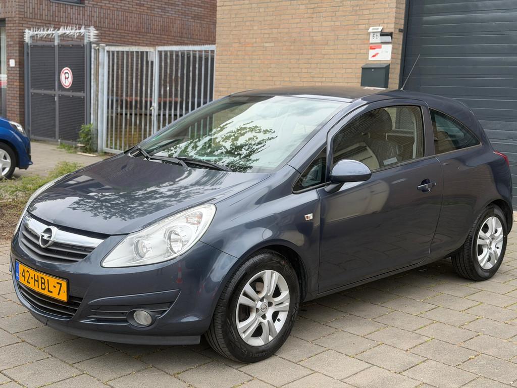 Opel Corsa 1.2-16V Business Airco Apk Cruise Control Lage ki, Voorwielaandrijving, Zwart, 1229 cc, Origineel Nederlands
