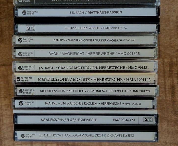 Harmonia Mundi - Herreweghe (CD's), Gebruikt, Boxset, Ophalen of Verzenden, Barok