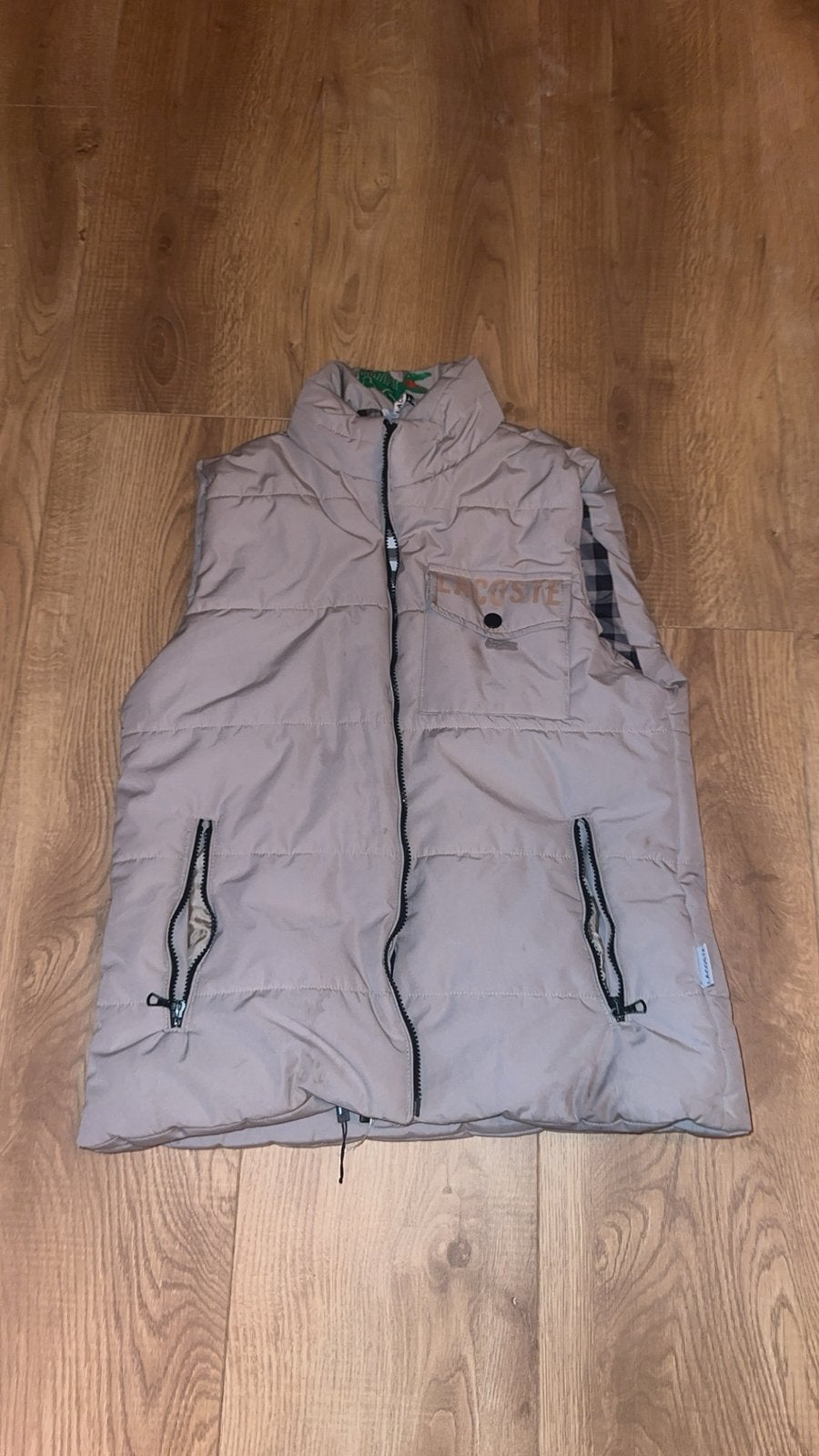 Lacoste Bodywarmer M, Ophalen of Verzenden, Zo goed als nieuw, Zwart