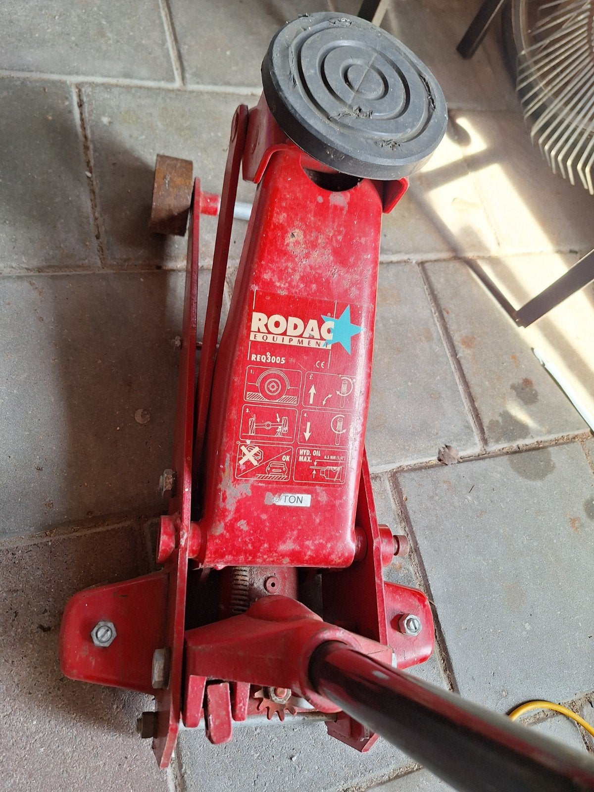 Robuuste Rodac Garagekrik - 3 Ton Hefvermogen, Auto diversen, Ophalen
