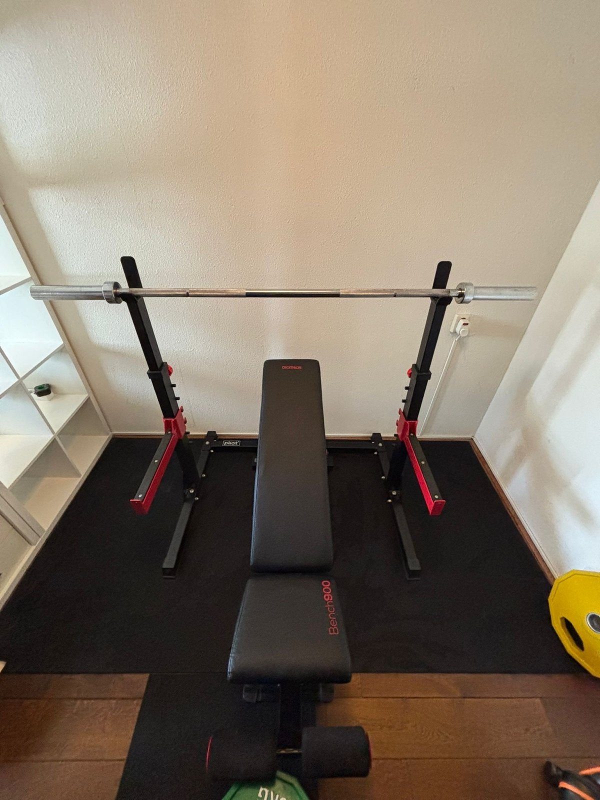 Complete Fitness Set: Halters, Gewichten, Bank & Squat Rack, Ophalen of Verzenden, Zo goed als nieuw, Armen, Dumbbell