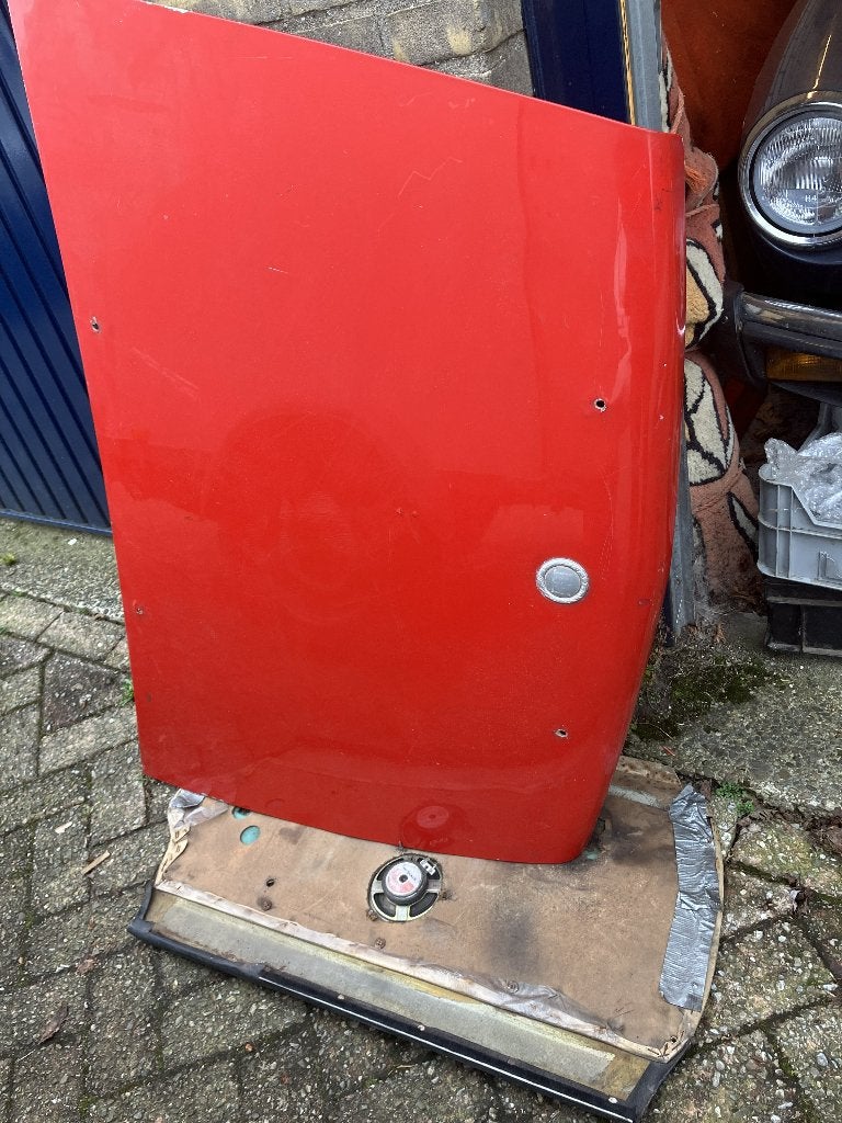 Rode roestvrije achterklep Fiat 124 Spider 1966 -1985., Ophalen, Gebruikt, Fiat, Achterklep
