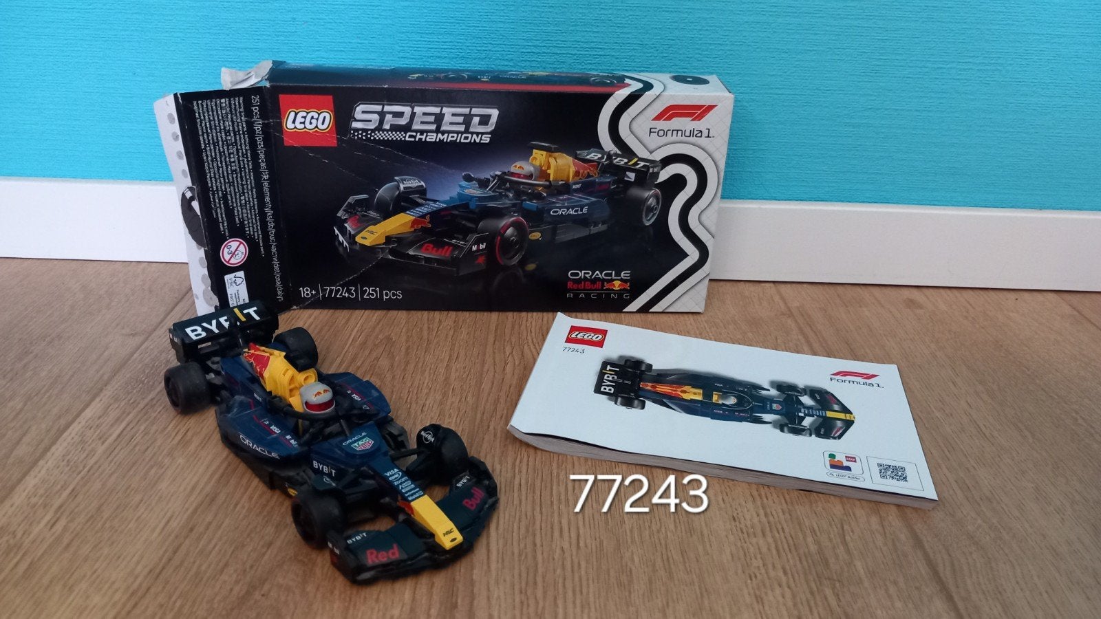Lego Speed Champions Formula 1 77243 Red Bull, Zo goed als nieuw, Lego, Inclusief doos, Speed Champions