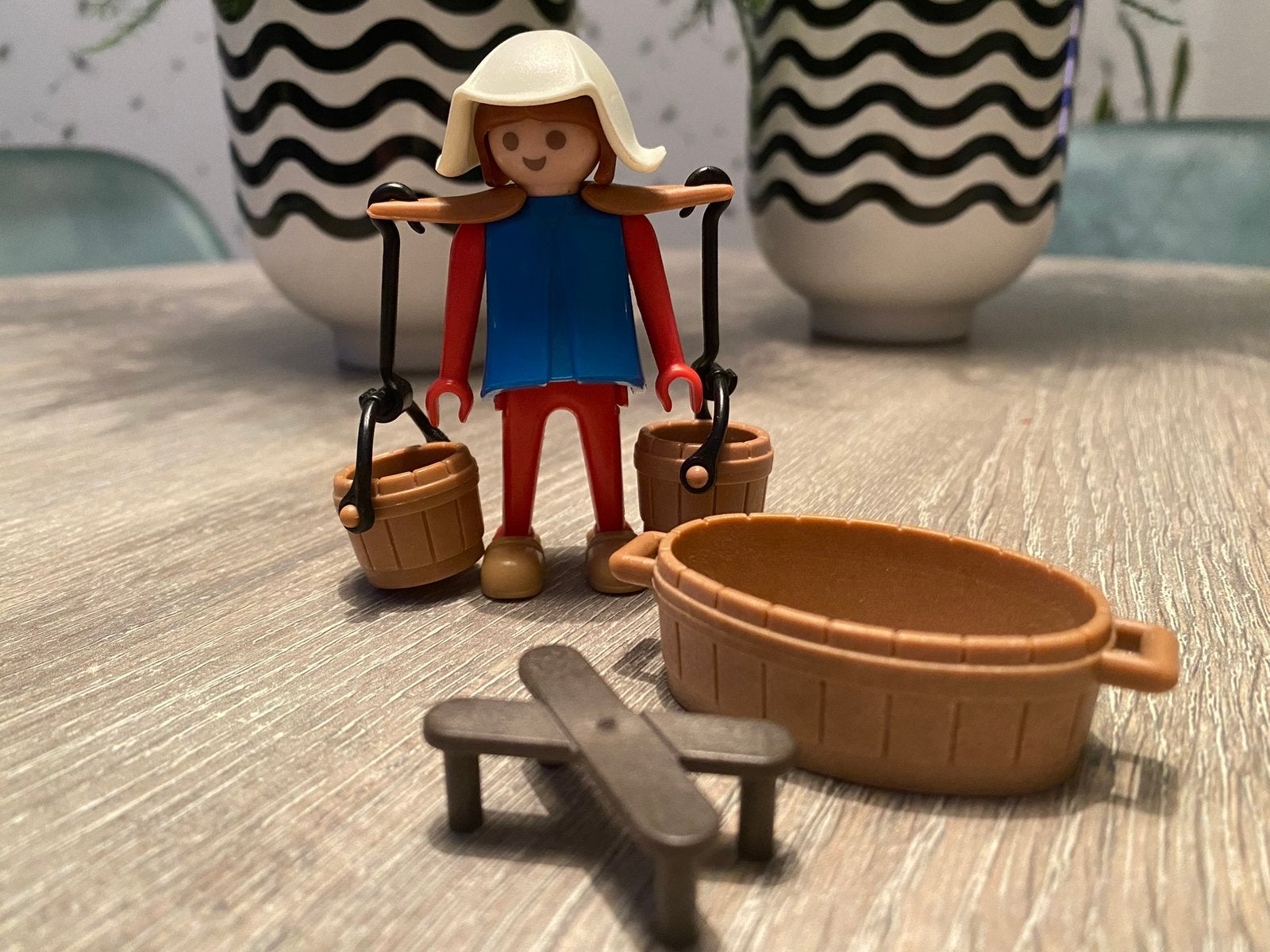 Vintage set waterdraagster., Kinderen en Baby's, Speelgoed | Playmobil, Gebruikt, Complete set, Figuren, Historisch